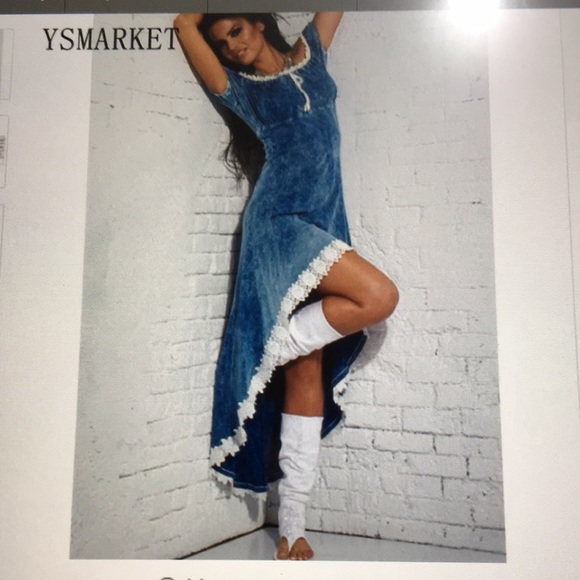 Dresses & Skirts - Gorgeous denim dress,size S-M
